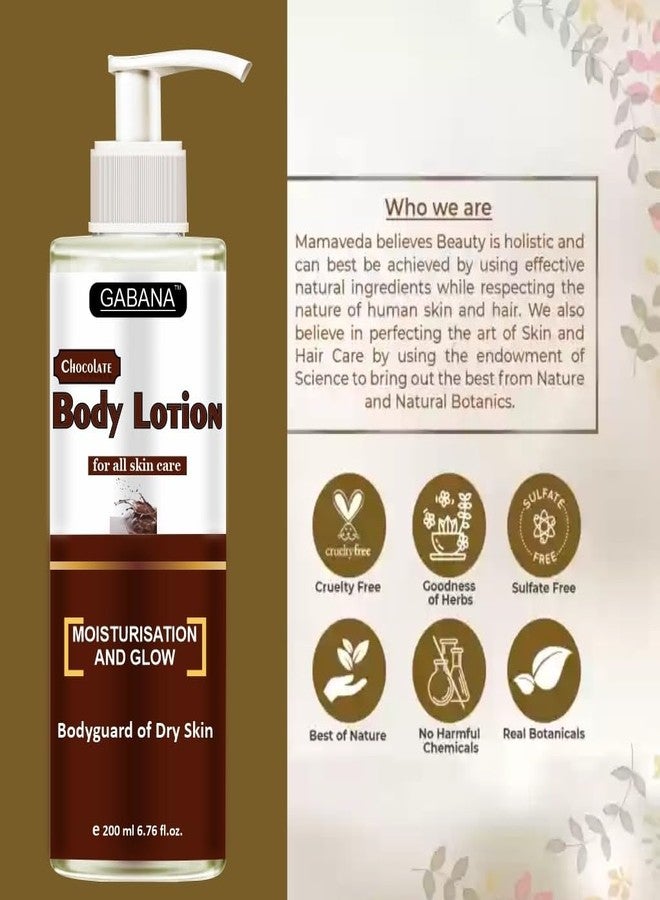 GABANA Chocolate Body Lotion for Smooth and Healthy Skin (Pack of 1, 200 ml)|BODY Lotion for Summer BODY Lotion for Dry Skin for Women and Men BoDY Lotion After Bath BOdY Lotion for Brightening Skin| - Image 5