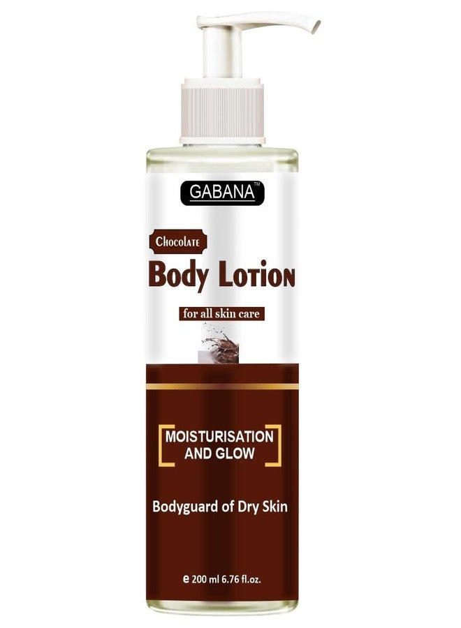 GABANA Chocolate Body Lotion for Smooth and Healthy Skin (Pack of 1, 200 ml)|BODY Lotion for Summer BODY Lotion for Dry Skin for Women and Men BoDY Lotion After Bath BOdY Lotion for Brightening Skin| - Image 1