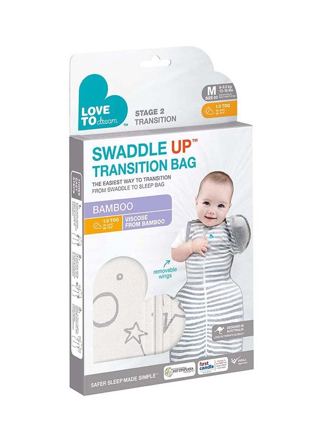 لاف تو دريم "حقيبة التقميط UP T/Bag من الخيزران الأصلي - كريمي" - Image 4