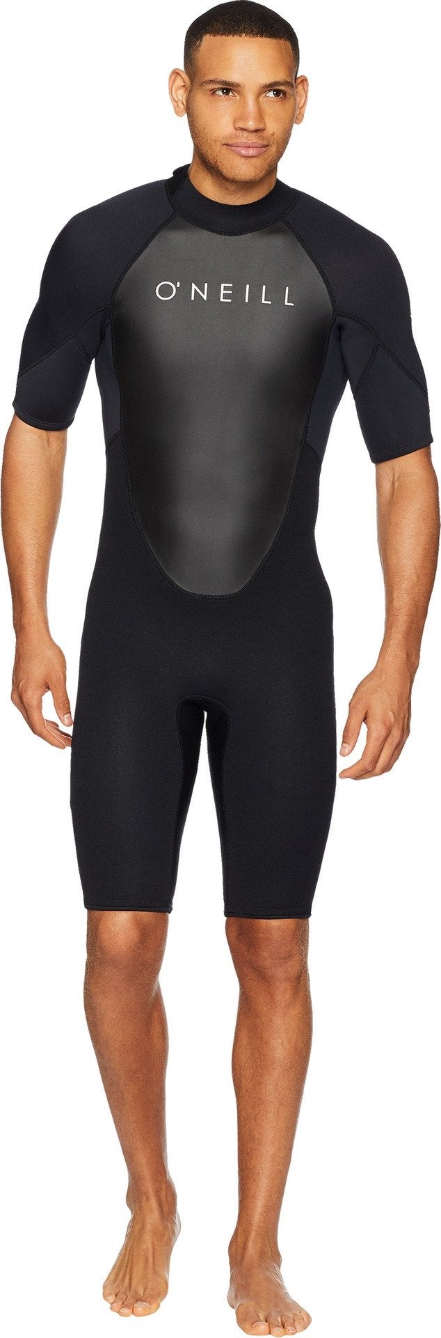 O'NEILL ONeill Mens Reactor2 2mm Back Zip Short Sleeve Spring Wetsuit BlackBlack L - Image 2