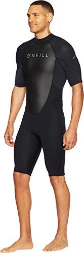 O'NEILL ONeill Mens Reactor2 2mm Back Zip Short Sleeve Spring Wetsuit BlackBlack L - Image 3
