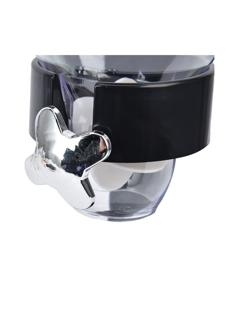 Shallow Black Cereal Dispenser Dry Food countertop Kitchen Tools Storage Container, Dry Food Dispenser - Image 5