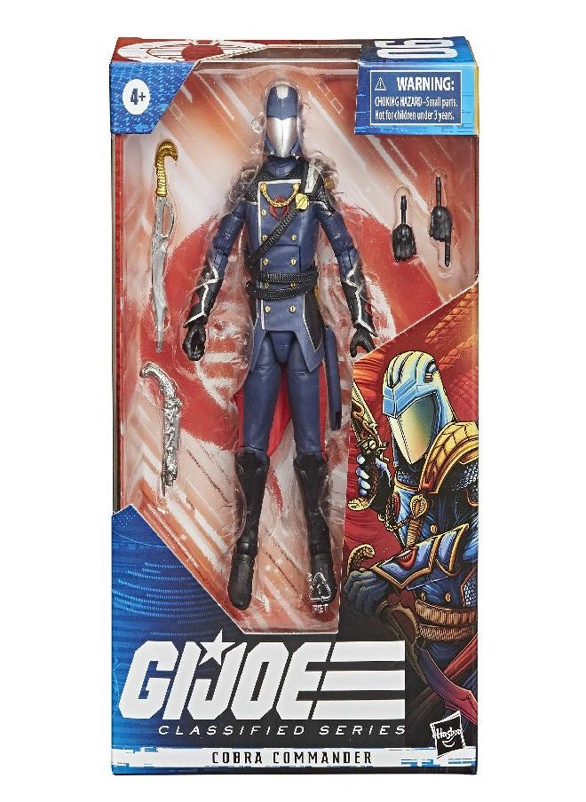G. I. Joe - G.I. Joe Classified Series Cobra Commander Action Figure 06 Collectible Premium Toy, Multiple Accessories, 6-Inch Scale, Custom Package Art - Image 1