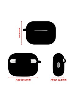 Generic Suitable For Airpods Pro2 Protective Case Silicone Case Airpods4 Apple Wireless Bluetooth Headset Case-Color:Dark Blue (with Hanging Ears 1.2mm)-Applicable Models:Airpods4 Naked  - Image 4