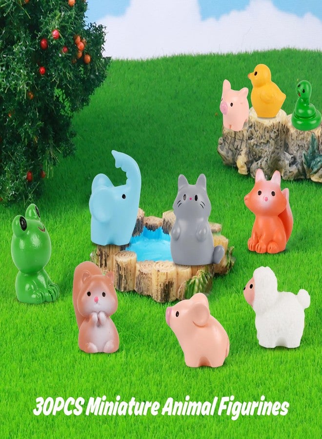LOKIPA 30PCS Mini Resin Animals Figures, Tiny Resin Animal Miniature Garden Decor Micro Landscape Fairy Dollhouse Ornament for Fairy Garden, Dollhouse, Plant Pots, Bonsai Craft Decor - Image 5