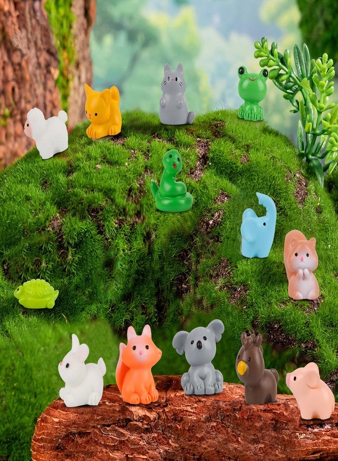 LOKIPA 30PCS Mini Resin Animals Figures, Tiny Resin Animal Miniature Garden Decor Micro Landscape Fairy Dollhouse Ornament for Fairy Garden, Dollhouse, Plant Pots, Bonsai Craft Decor - Image 4