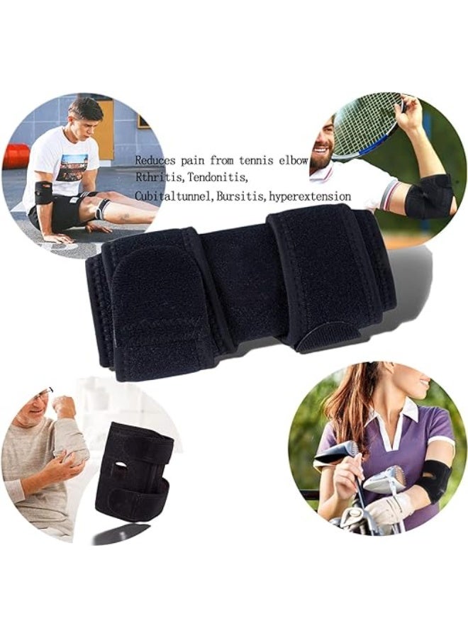 دعامة كوع قابلة للتعديل – دعم متلازمة النفق المرفقي والعصب الزندي – مثبت مريح للنوم والاستخدام اليومي - Image 3