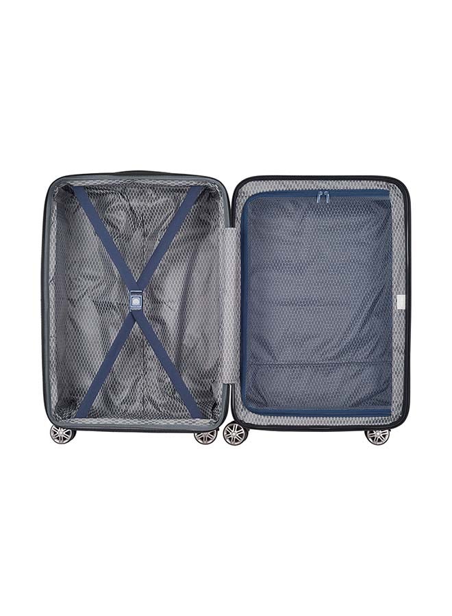 DELSEY Air Armour 4 Double Wheel Large Expadable Hard Trolley Case Size 78 CM / 31 Inch Blue  - Image 4