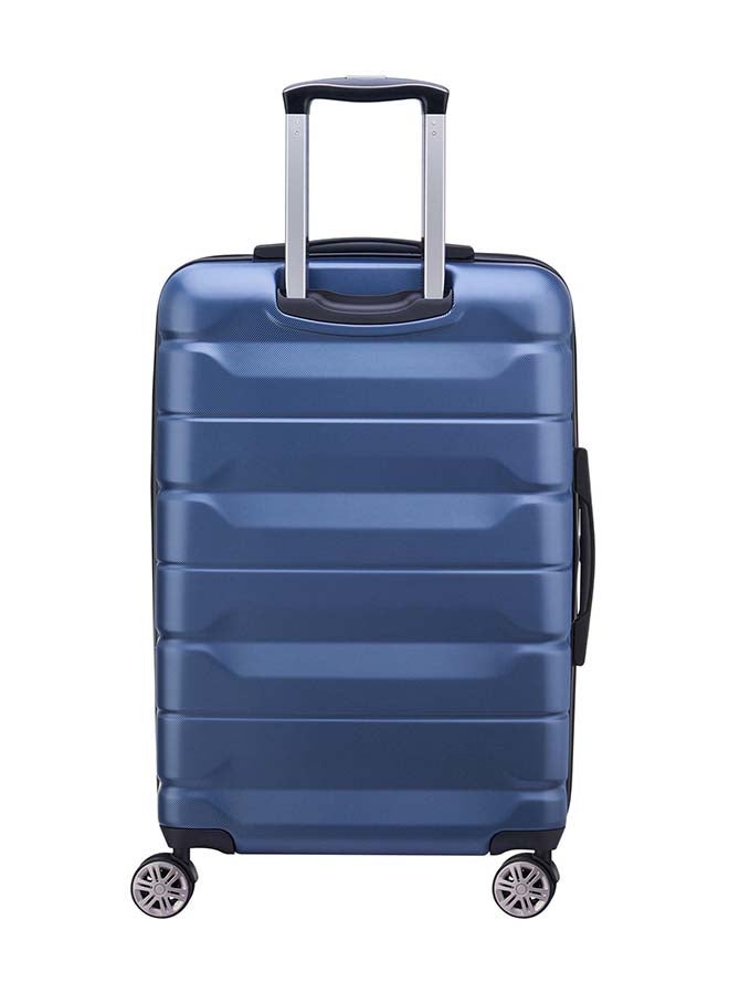DELSEY Air Armour 4 Double Wheel Large Expadable Hard Trolley Case Size 78 CM / 31 Inch Blue  - Image 3