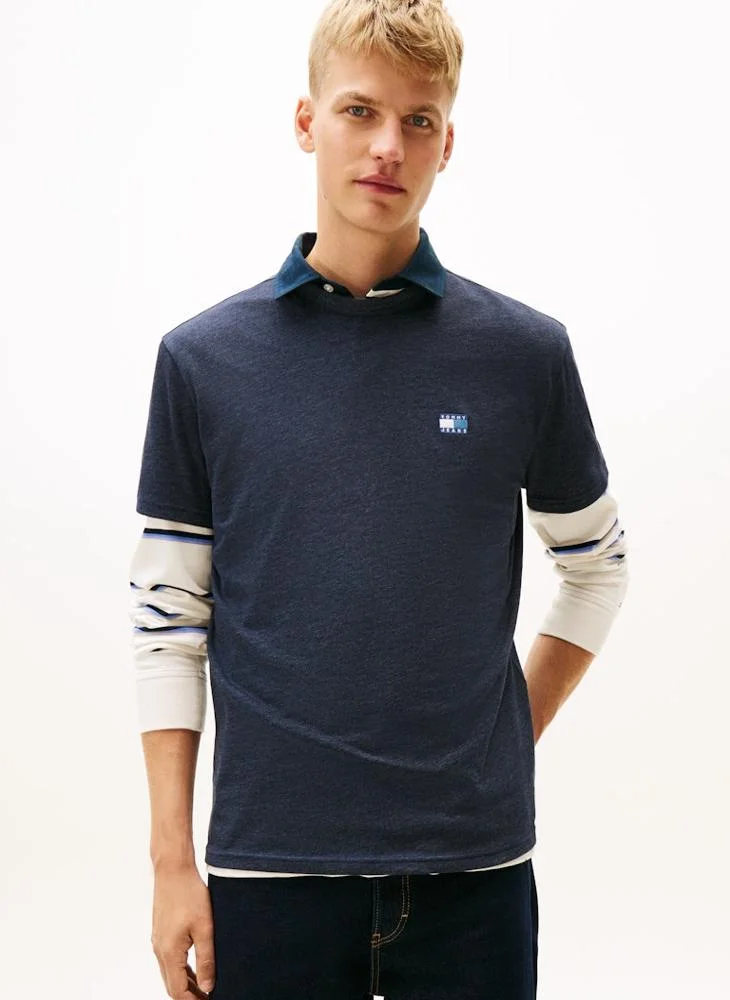 TOMMY JEANS Regular Badge Crew Neck T-Shirt