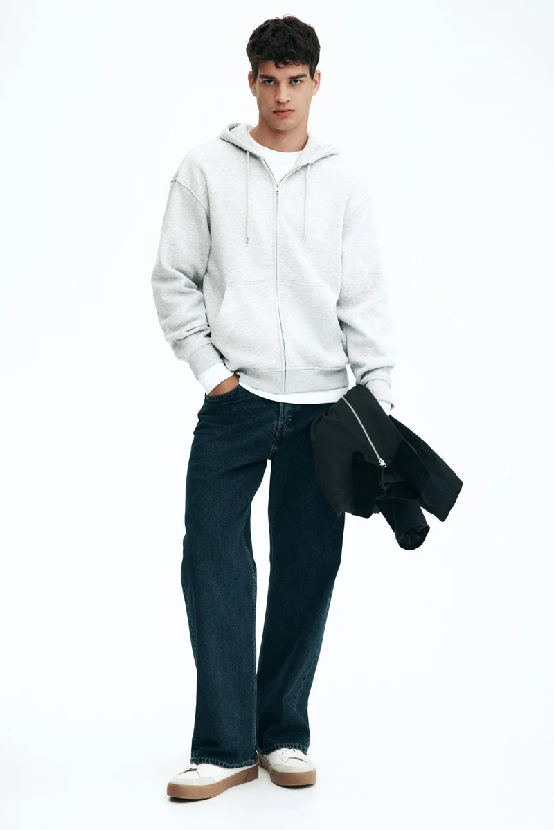 H&M Loose  Fit Zip-through hoodie