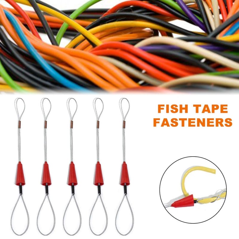 piercing 6PCS Professional Wire Puller for Electrician, Electrician Tools, Flexible Wire Lead Threading Device Tool, Duct Fish Tape Fastener for Cable Pulling - Image 3