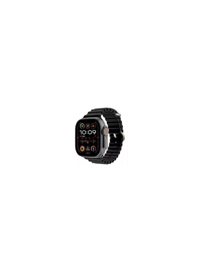 Generic T1000 Ultra NFC Smart Watch with Bluetooth Calls and Wireless Charging (Black) Virgin New Latest Version  - Image 3