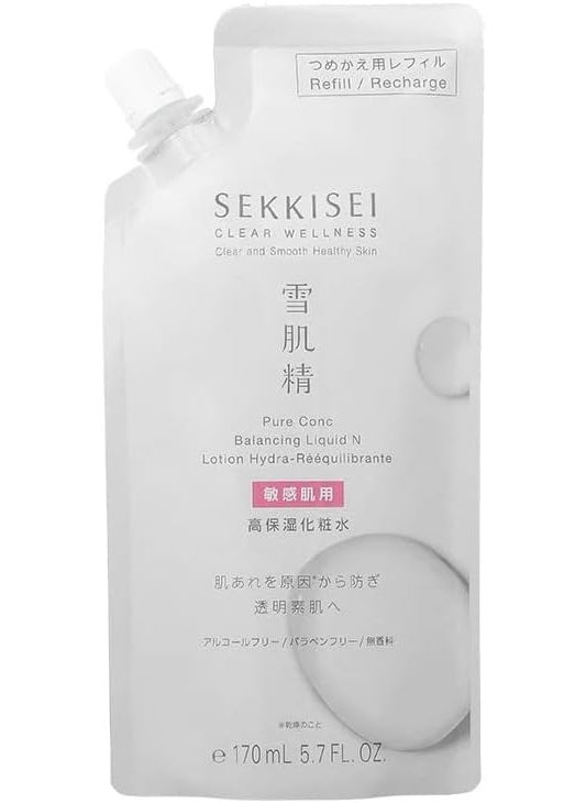 Sekkisei - SEKKISEI Clear Wellness Balancing Liquid N Refill Pouch Facial Toner  Moisturizing Water for Sensitive Skin 57 Ounce - Image 1