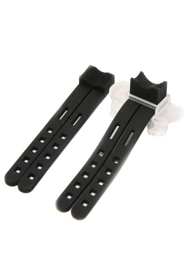 Overade مجموعة التوصيل العالمية من أوفريد - 2 حزام إضافي وحامل ضوء (لوم، تورن) - متعدد التركيب (مقود، أنبوب المقعد، رف الأمتعة، خوذة) - أسود، مقاوم للماء - Image 1