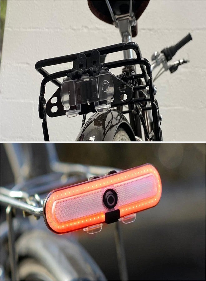 Overade مجموعة التوصيل العالمية من أوفريد - 2 حزام إضافي وحامل ضوء (لوم، تورن) - متعدد التركيب (مقود، أنبوب المقعد، رف الأمتعة، خوذة) - أسود، مقاوم للماء - Image 4