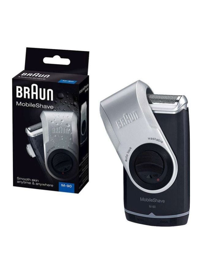 BRAUN Mobile Shaver Dark Blue/Silver - Image 4