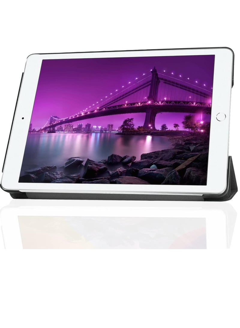Case for iPad 9.7 inch 2018 / 2017 6th/5th Generation, iPad Air 1 and iPad Air 2, PU Leather Ultra-Slim Lightweight with Translucent Frosted back Smart Case Cover, Auto Wake/Sleep.Multi Colours