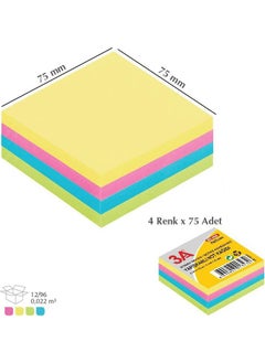 Ark 1442 Sticky Note Paper 76X76 4 R.300 Yp
