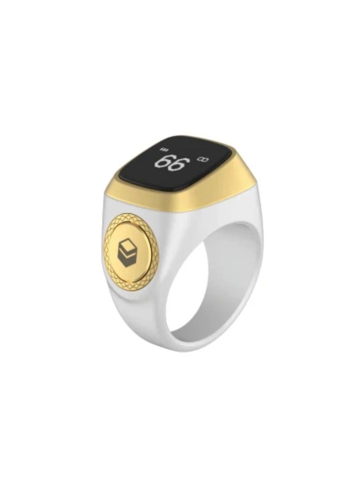 iQIBLA 22mm Smart Digital Tasbih Zikr Ring Counter Prayer Timing Reminder OLED Display Ring