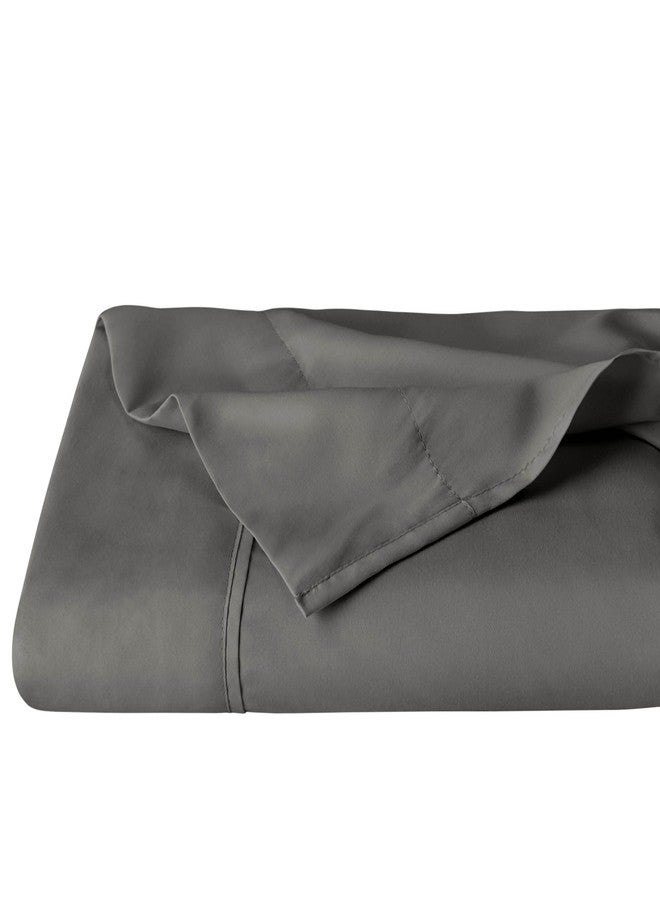 Bare Home King Flat Sheet - Premium 1800 Ultra-Soft Top Sheet - Hotel Luxury - Double Brushed - Easy Care - 1 King Flat Sheet Only (King, Grey) - Image 1