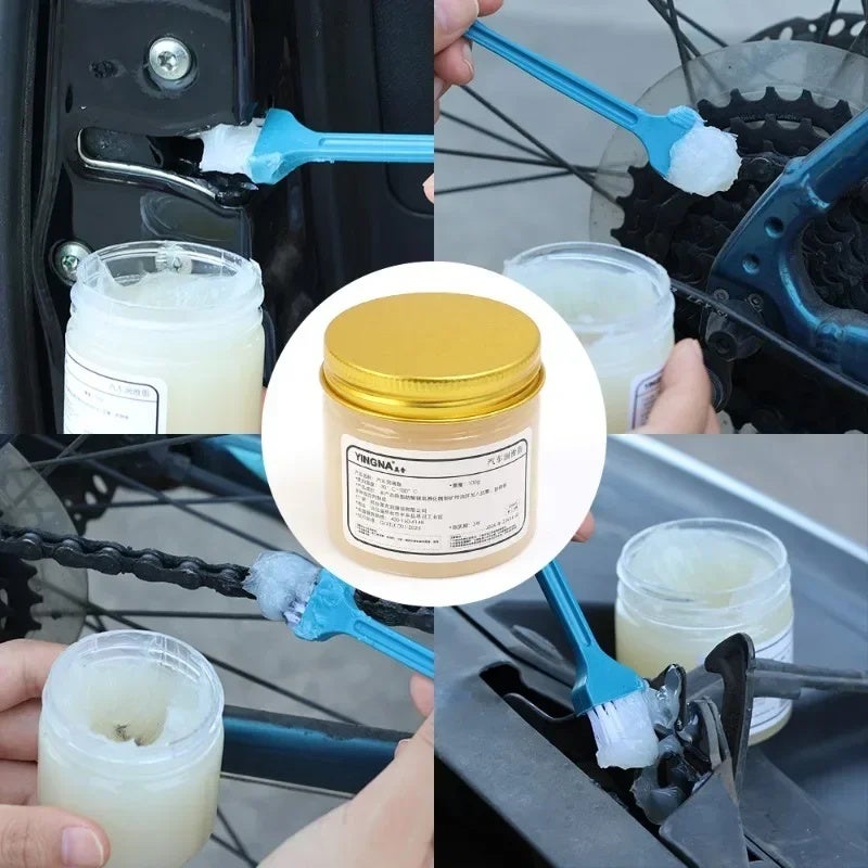 Car Sunroof Track Lubricating Grease Door Abnormal Noise Antirust Oil White Mechanical Maintenance Gear Bearing Oil Grease Kit - Image 3