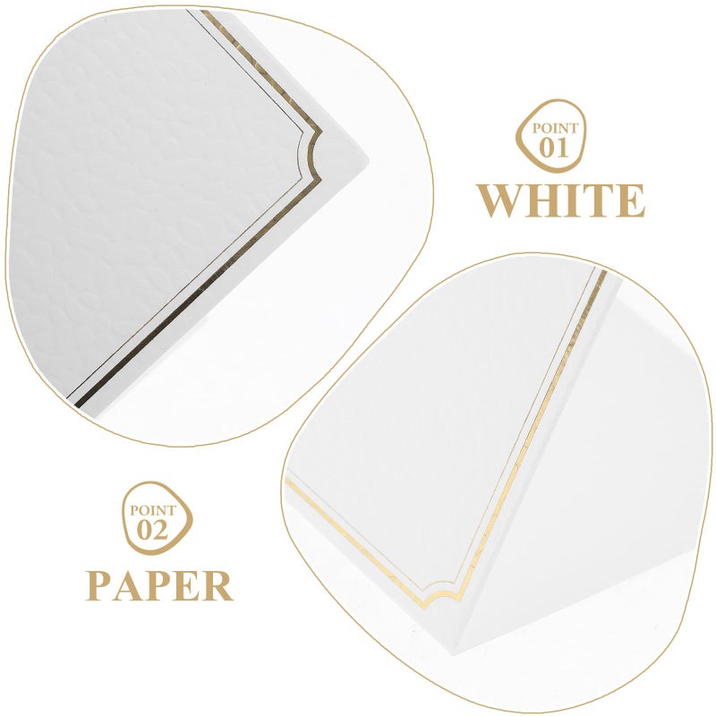 Foil Stamped Greeting Cards Set 30pcs Thank You Birthday Cards for Educators Day Party Invitations - Image 5