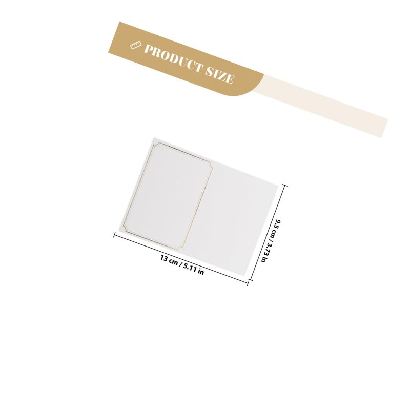 Foil Stamped Greeting Cards Set 30pcs Thank You Birthday Cards for Educators Day Party Invitations - Image 3