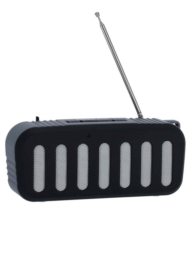 GEEPAS - Rechargeable Bluetooth Speaker, TWS Connection GMS11184 Portable Wireless Speakers 1200mAh Battery BT/ TF Card/ AUX/ USB Playback For Home, Party, Outdoor - Image 1