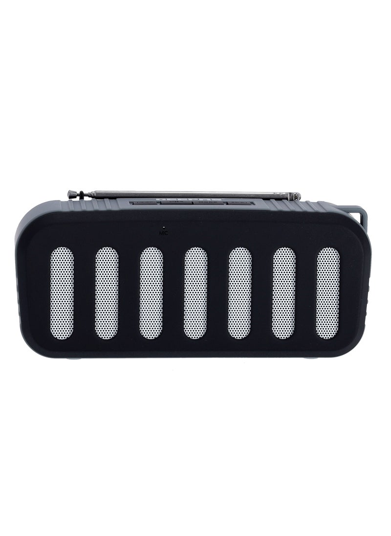 GEEPAS - Rechargeable Bluetooth Speaker, TWS Connection GMS11184 Portable Wireless Speakers 1200mAh Battery BT/ TF Card/ AUX/ USB Playback For Home, Party, Outdoor - Image 1