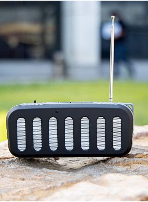 Rechargeable Bluetooth Speaker, TWS Connection GMS11184 Portable Wireless Speakers 1200mAh Battery BT/ TF Card/ AUX/ USB Playback For Home, Party, Outdoor