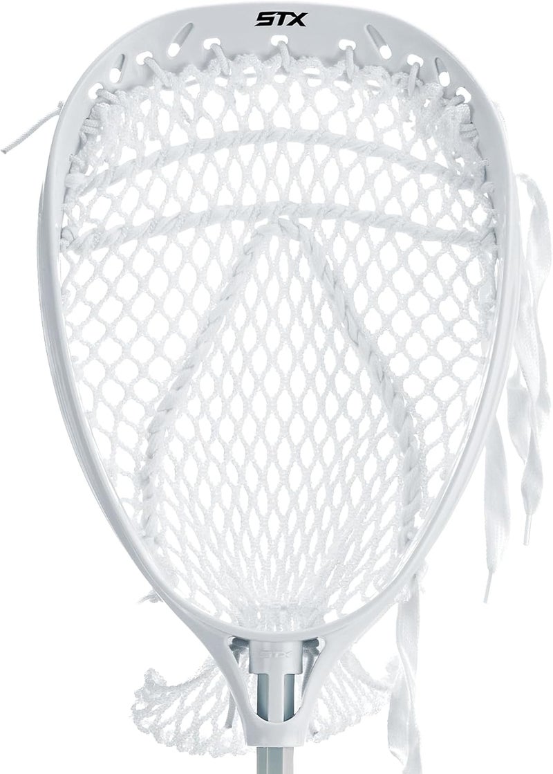 STX FiddleSTX Three Player Game Set with Two Field Player Sticks, One Goalie Stick, Mini Goal, and Balls - White/Grey - Image 5