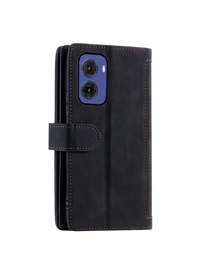 S-TOP Case For Motorola Moto G05 Nine Card Zipper Bag Leather Phone Case with Lanyard - Image 3