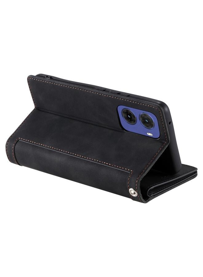 S-TOP Case For Motorola Moto G05 Nine Card Zipper Bag Leather Phone Case with Lanyard - Image 5