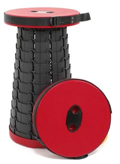 ELTRAZONE Retractable Folding Stools Portable Plastic Stool Travel Seat Telescopic Plastic Stool Shrinkable Camping Fishing Garden Folding Chair  - Image 1