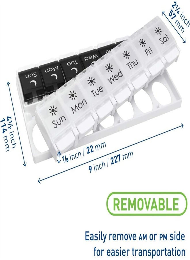 DMG TECH Pill Organizer Portable Travel 7 Days Medicine Storage Organizer  - Image 5