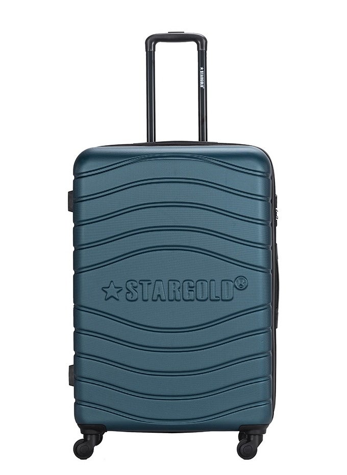 4 Pack Of Hardside Spinner Number Locked Luggage Trolley