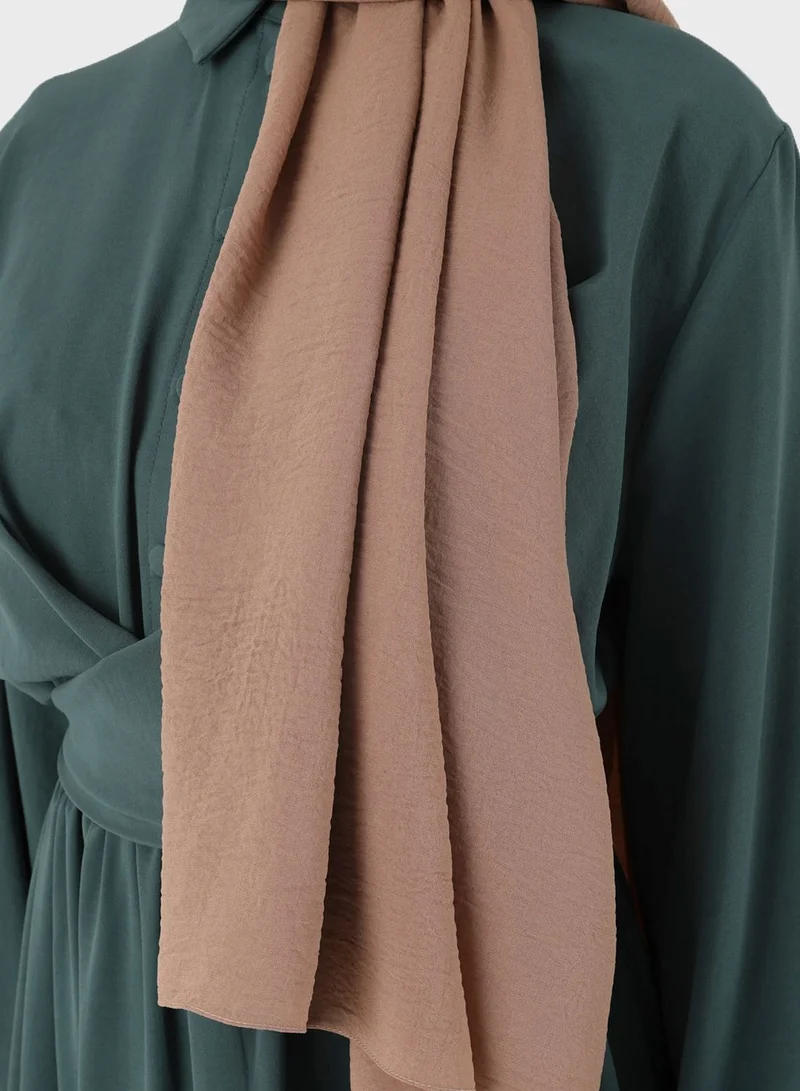 Tuva Shawl by Modanisa Crepe Jazz Lightweight Scarves
