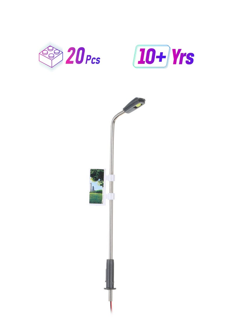 NIBEMINENT 20-Piece Model LED Street Light Kit 10+ Years - Image 1