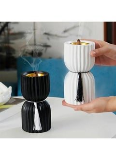 ShebSheb Resin Incense Burner/Censer, Bakhoor Burner, Charcoal Incense Burner - for Yoga, Spa Aromatherapy，Office & Home Decor  - Image 4
