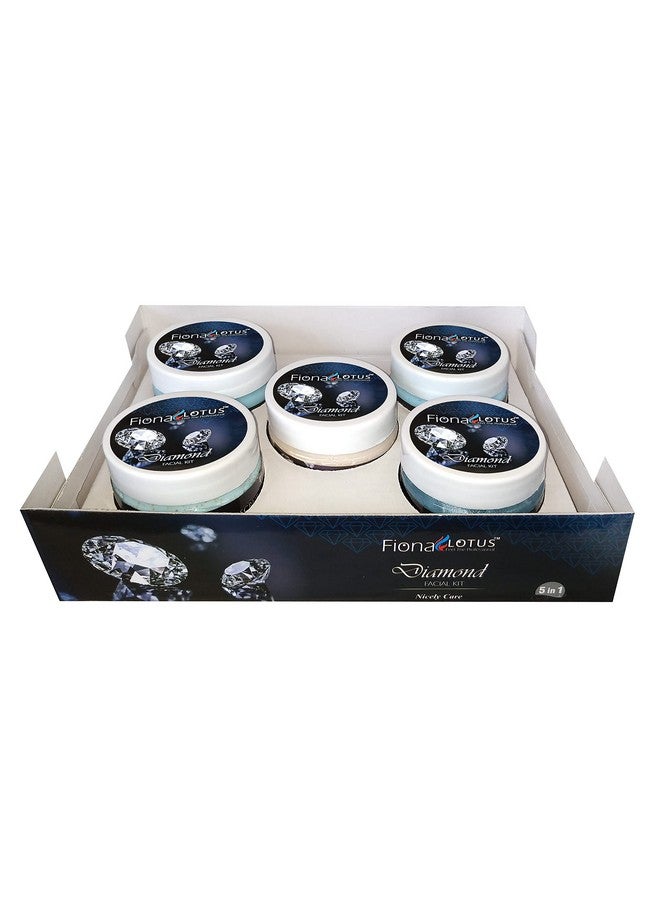 PROFESSIONAL FEEL Fiona Lotus Diamond Facial Kit For Women & Men All Type Fairness (Set Of 5) 250 Gm - Image 5