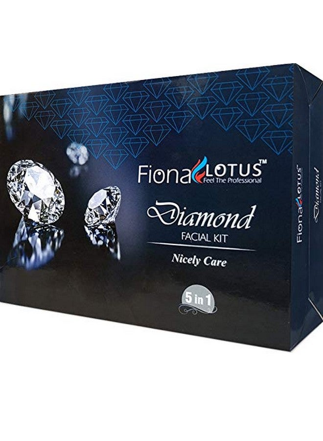 PROFESSIONAL FEEL Fiona Lotus Diamond Facial Kit For Women & Men All Type Fairness (Set Of 5) 250 Gm - Image 4