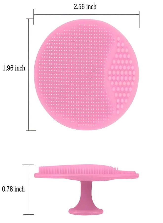 Calitate24 2 Pack Face Scrubber, Soft Silicone Facial Cleansing Brush Face Exfoliator Blackhead Acne Pore Pad Cradle Cap Face Wash Brush for Deep Cleaning Skin Care - Image 5