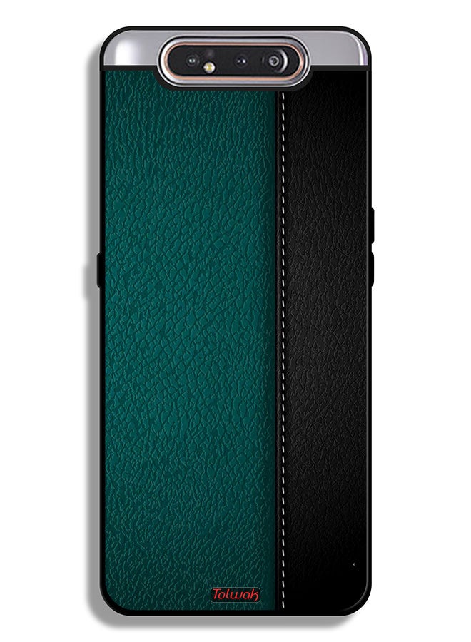 Tolwak Samsung Galaxy A80 Protective Case Cover Leather Pattern - Image 1