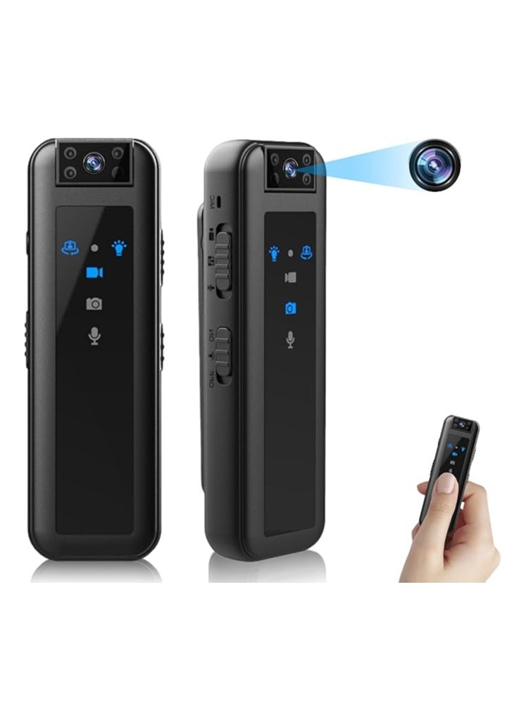 Generic Wearable Mini Video Recorder with Night Vision – 1080P HD Recording, 180° Rotatable Lens, Portable Pocket Camera for Walking, Riding, Outdoor, and Home Use  - Image 1