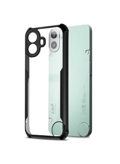 Wtech Nothing CMF Phone 1 5G 2024 Hybrid TPU Silicone With Raised Armour Bumpers Slim Case Cover - Black  - Image 2