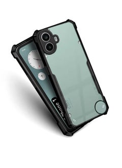 Wtech Nothing CMF Phone 1 5G 2024 Hybrid TPU Silicone With Raised Armour Bumpers Slim Case Cover - Black  - Image 4
