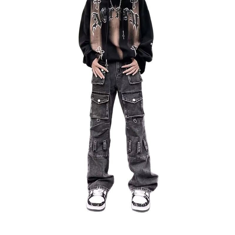 Unisex Casual Daily Denim Jeans - Image 5