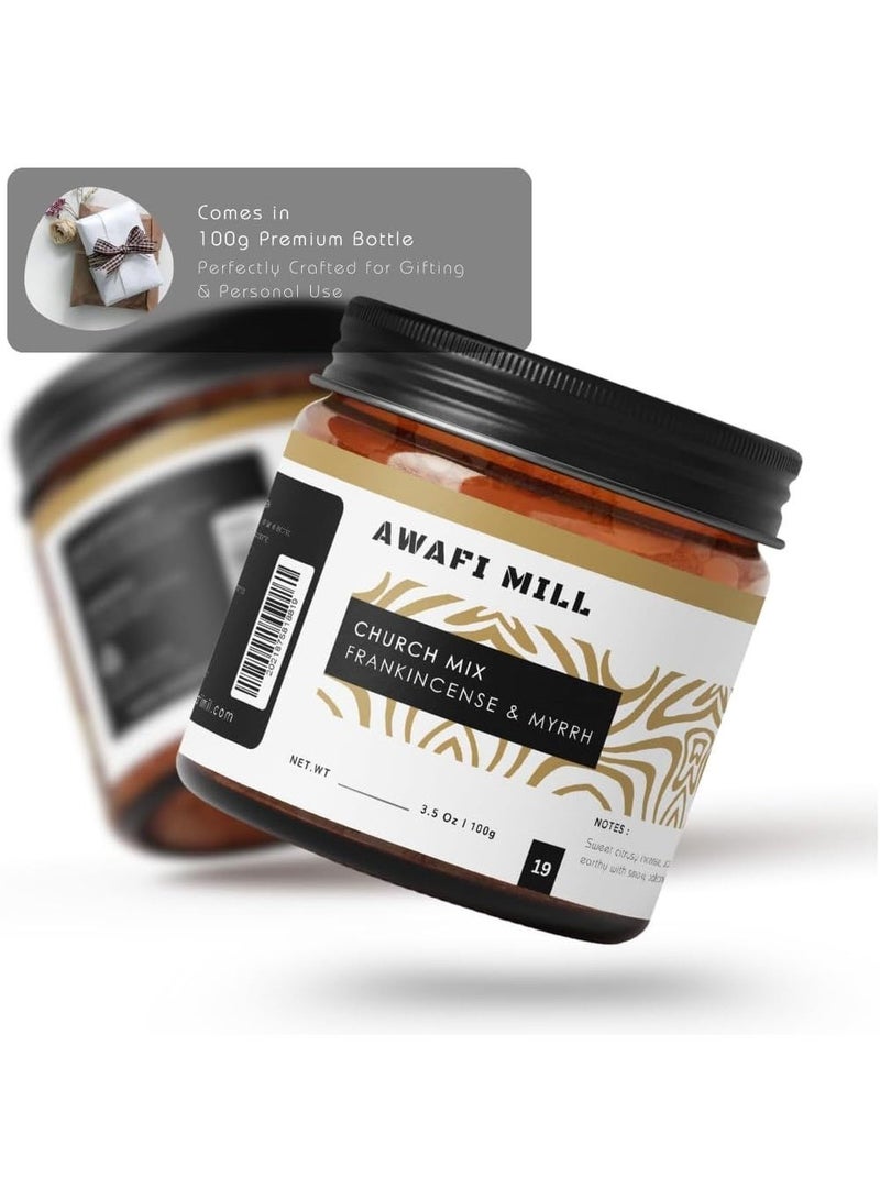 أباميك بخور راتنج المر مع قرص الفحم المثلث - Image 3