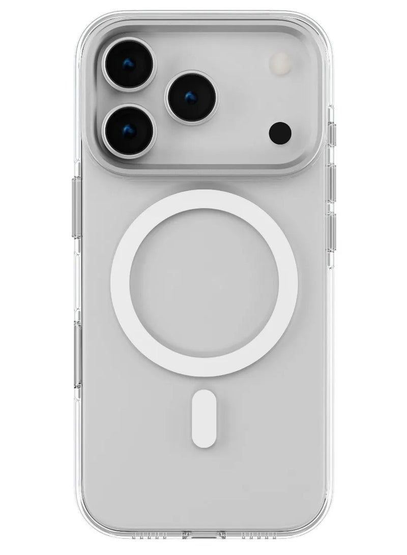 LEVELO iPhone 17 Pro Max MagSafe Allure PC Hard Case / Strong Magnets / Shock-Resistant Bumper / Ever-Clear Technology / Crystal Strength - Transparent - Image 2